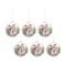 Melrose Set of 6 Snowman with Berry and Cardinal Glass Christmas Ball Ornaments 5.5"